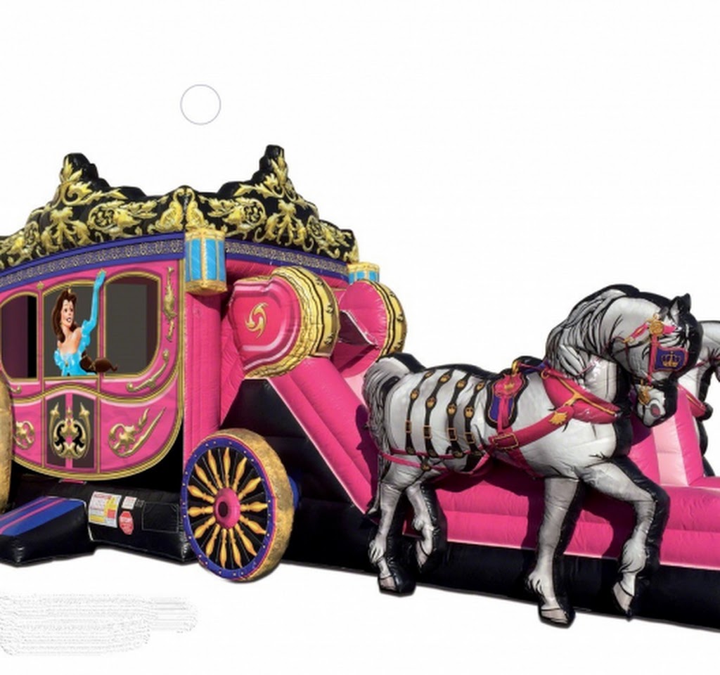 bounce house rentals albuquerque-Princess carriage combo