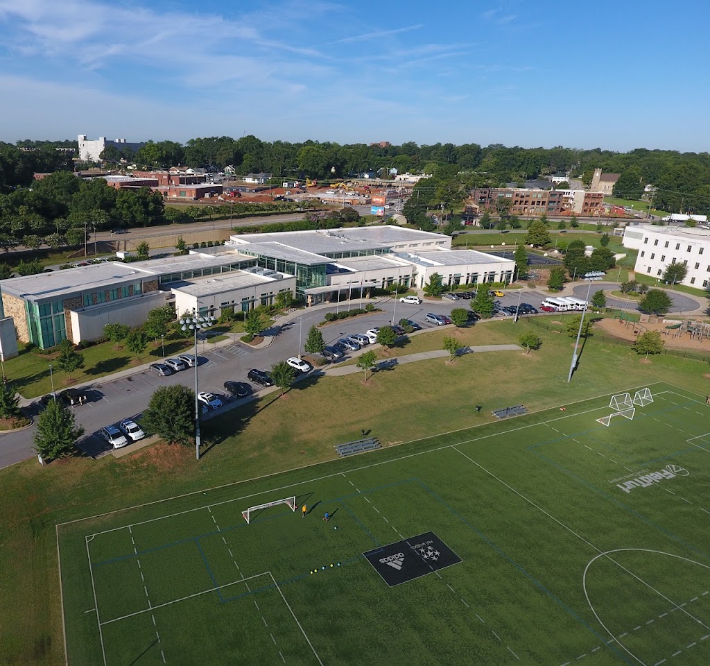 Aerial view of the Greenville Kroc Center