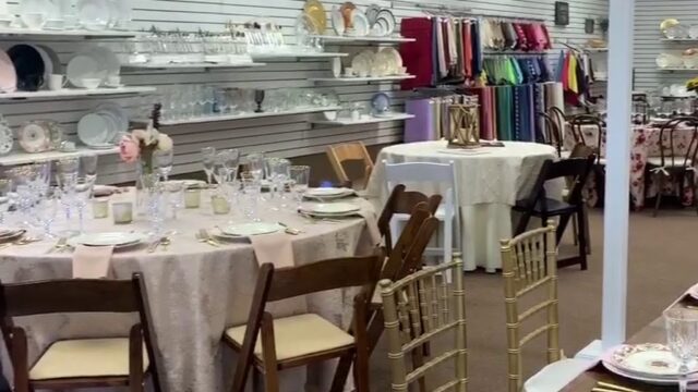Party Tableware & Linen Rentals Near You