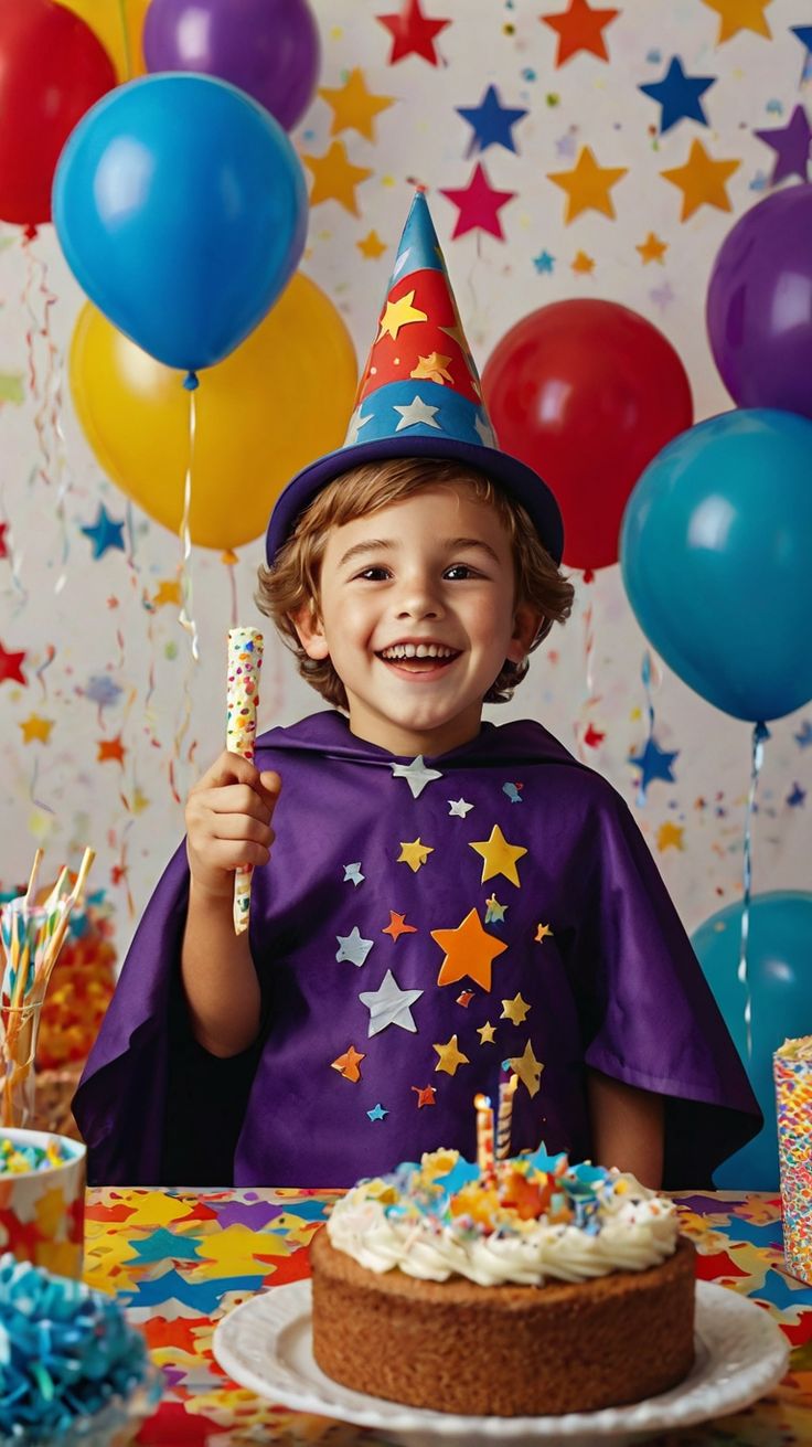 Costumed entertainer at a kids birthday party